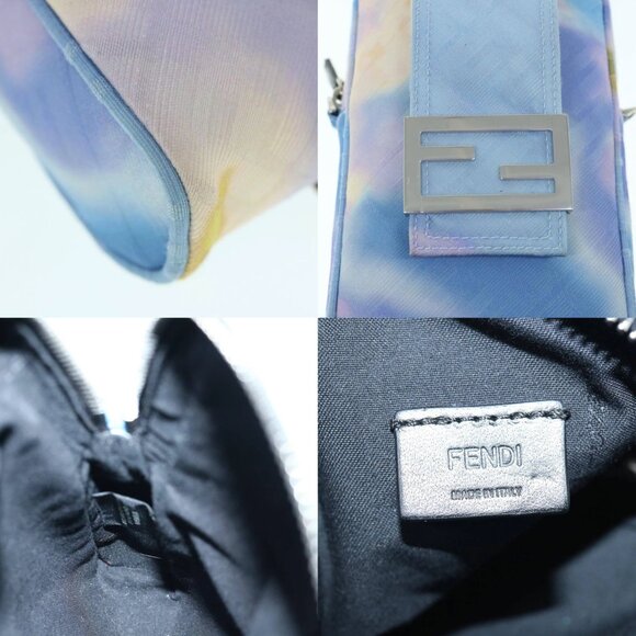 FENDI Zucca Canvas Shoulder Bag Light Blue Auth 62025AV - Picture 16 of 16